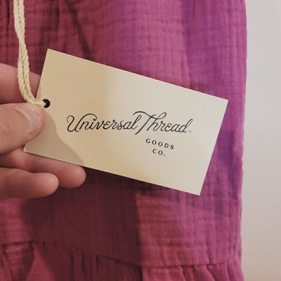 New Universal Thread Pink Tiered Tank Dress Size S - Picture 7 of 11